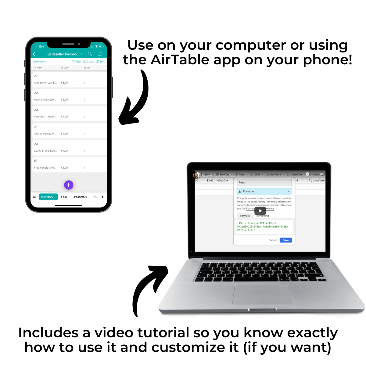 Reseller Dashboard Spreadsheet