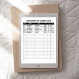 Printable Reseller Business Planner for Ebay, Poshmark, Mercari and Etsy Sellers